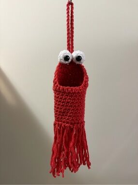 Handmade Crochet Yip Yips Mini Martian Hanger – Rouge